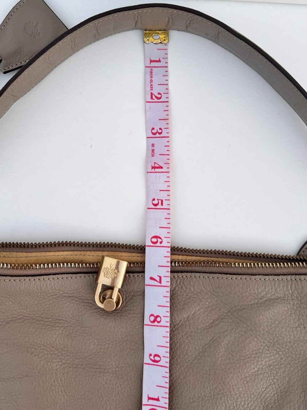 MULBERRY Taupe Pebbled Leather Slouchy Hobo Bag - Picture 10 of 16